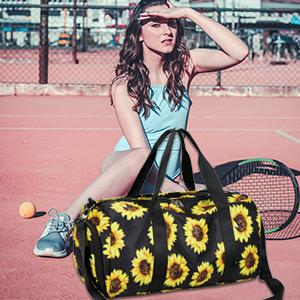 Sac de gymnase de tournesol