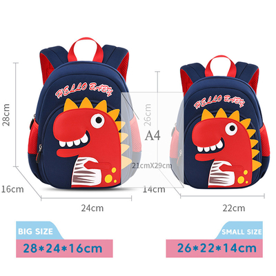 Sac à dos mignon 400g de sac à dos du football de la bande dessinée 3D imperméable pour des garçons
