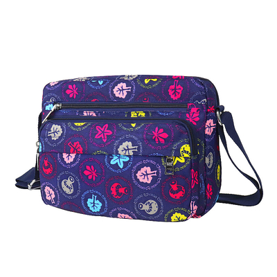 Le sac en nylon imperméable des femmes modelées occasionnelles de tissu de Single Shoulder Bag de messager