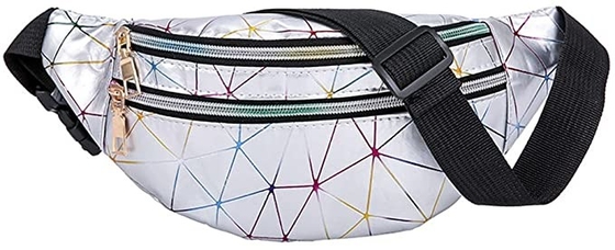 L'unité centrale garnissent en cuir Bum Waist Bag Festival Fanny que les poches de fermeture éclair du paquet 3 imperméabilisent