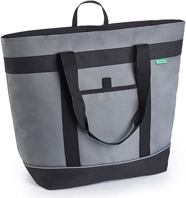 Le doux de courant ascendant de Gray Insulated Cooler Bag HD a dégrossi refroidisseur isolé