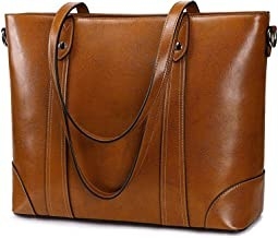 Matériel en cuir de polyester d'unité centrale de Tote Bag For Women d'ordinateur portable de 15,6 pouces