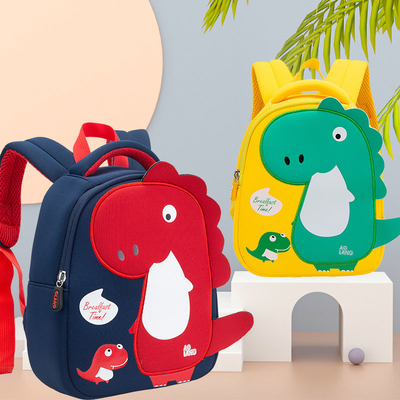 les enfants imperméables du dinosaure 3d baladent des enfants de bande dessinée que l'école met en sac l'OEM