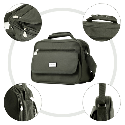 Croix masculine de voyage de Bag Oxford Waterproof de poche de messager multi d'épaule - sacs mortuaires