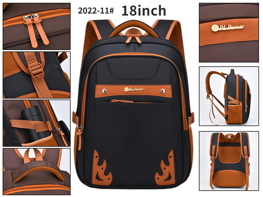 Ordinateur portable expansible de sac à dos de tenue professionnelle décontractée sac à dos en nylon de voyage de 18 pouces