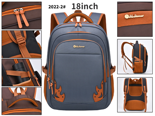 Sac à dos d'ordinateur portable de résistant à l'eau de sac à dos de tenue professionnelle décontractée d'université 18 pouces