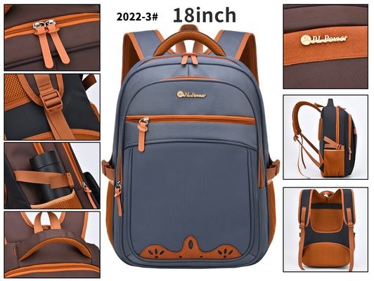 Sac à dos d'ordinateur portable de résistant à l'eau de sac à dos de tenue professionnelle décontractée d'université 18 pouces