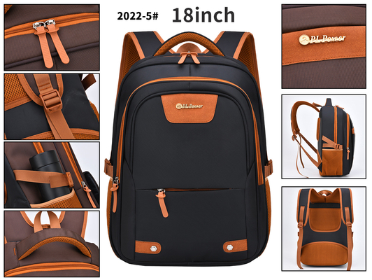Sac à dos d'ordinateur portable de résistant à l'eau de sac à dos de tenue professionnelle décontractée d'université 18 pouces
