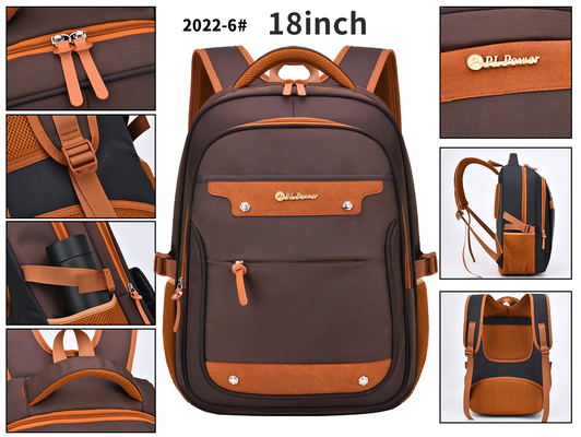 Sac à dos d'ordinateur portable de résistant à l'eau de sac à dos de tenue professionnelle décontractée d'université 18 pouces