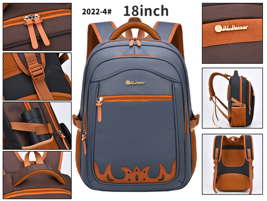 Sac à dos d'ordinateur portable de résistant à l'eau de sac à dos de tenue professionnelle décontractée d'université 18 pouces