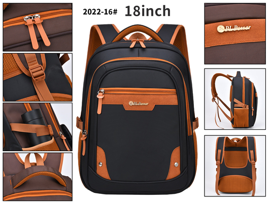Étudiant imperméable School de sac à dos en nylon de tenue professionnelle décontractée sac à dos à ordinateur portable de 18 pouces