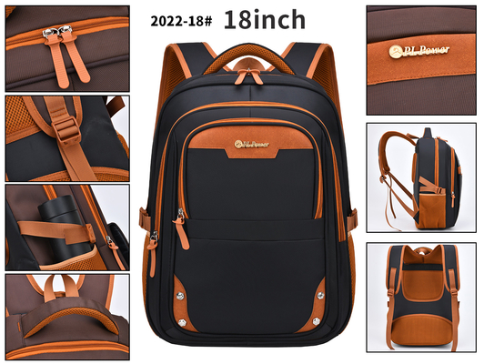 Étudiant imperméable School de sac à dos en nylon de tenue professionnelle décontractée sac à dos à ordinateur portable de 18 pouces