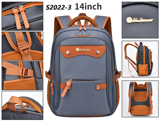 Le tenue professionnelle décontractée de certification de BSCI baladent le sac à dos en nylon 1000g d'ordinateur portable de 14 pouces