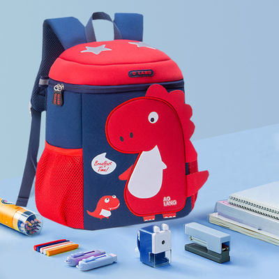 Sac à dos mignon de bande dessinée de Mochila de jardin d'enfants de dinosaure de l'enfant en bas âge 3D pour des filles de garçons