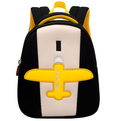 Sac d'école imperméable de jardin d'enfants du néoprène de sac à dos d'enfant en bas âge d'enfants de pilotes d'avion de BSCI