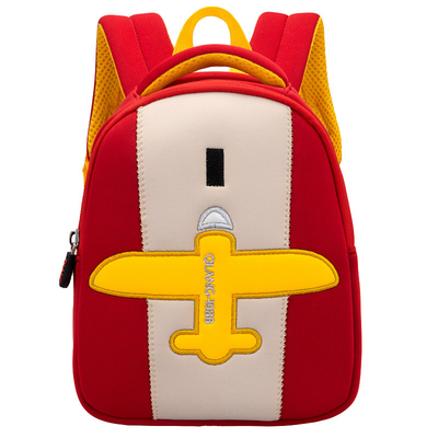 Sac d'école imperméable de jardin d'enfants du néoprène de sac à dos d'enfant en bas âge d'enfants de pilotes d'avion de BSCI