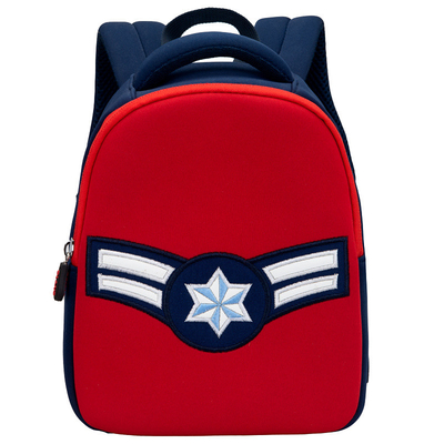 Sac d'école imperméable de jardin d'enfants du néoprène de sac à dos d'enfant en bas âge d'enfants de pilotes d'avion de BSCI