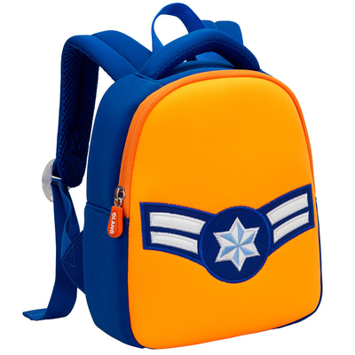 Sac d'école imperméable de jardin d'enfants du néoprène de sac à dos d'enfant en bas âge d'enfants de pilotes d'avion de BSCI