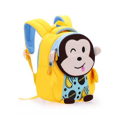 les astronautes de filles de 3D Rocket Waterproof Kids Backpack Cartoon instruisent anti de sacs perdus