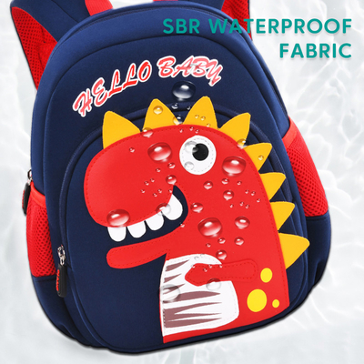 Sac à dos mignon de bande dessinée de jardin d'enfants de dinosaure de l'enfant en bas âge 3D pour des filles de garçons