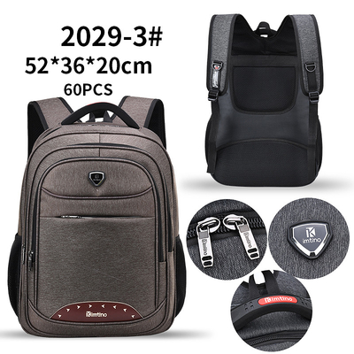 Le voyage en nylon de polyester masculin baladent les hommes de sac imperméables d'ordinateur portable de 20 pouces