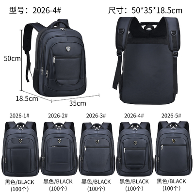 Sac multifonctionnel d'ordinateur portable de 19,5 pouces de sac à dos de tenue professionnelle décontractée d'hommes
