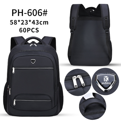 Le sac à dos multifonctionnel d'ordinateur portable de grande capacité imperméabilisent le sac à dos occasionnel du voyage de 23 hommes de pouce