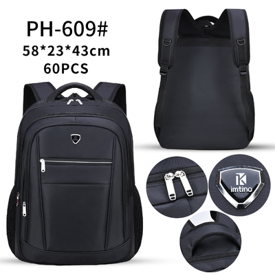 Le sac à dos multifonctionnel d'ordinateur portable de grande capacité imperméabilisent le sac à dos occasionnel du voyage de 23 hommes de pouce