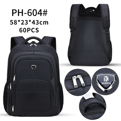 Le sac à dos multifonctionnel d'ordinateur portable de grande capacité imperméabilisent le sac à dos occasionnel du voyage de 23 hommes de pouce