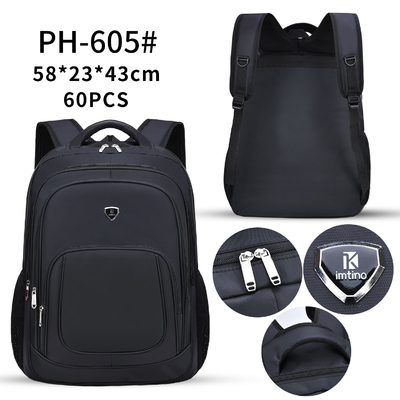 Le sac à dos multifonctionnel d'ordinateur portable de grande capacité imperméabilisent le sac à dos occasionnel du voyage de 23 hommes de pouce