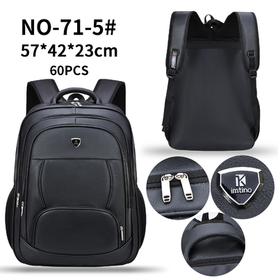 L'ordinateur portable des hommes de sac à dos à unité centrale garnissent en cuir le sac le sac à dos 1000g de 23 pouces