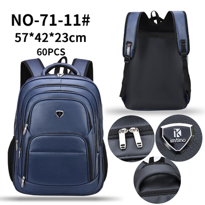 Sac d'ordinateur portable des affaires des hommes multifonctionnels masculins rétro de sac à dos en cuir de tenue professionnelle décontractée d'unité centrale