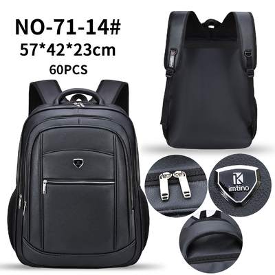 Sac d'ordinateur portable des affaires des hommes multifonctionnels masculins rétro de sac à dos en cuir de tenue professionnelle décontractée d'unité centrale