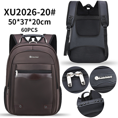 Sac occasionnel de voyage d'ordinateur de sac à dos d'ordinateur portable en nylon hommes-femmes de garçons