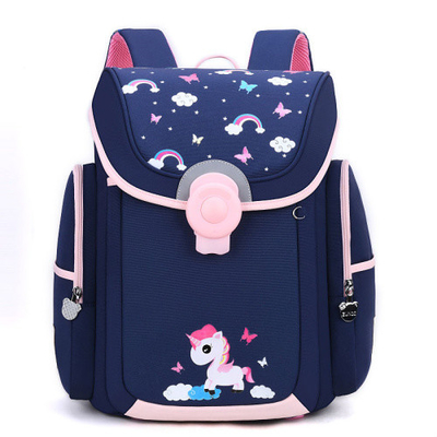 Les poches multi imperméabilisent les sacs d'école de Backpack Cartoon Kids d'étudiant 1000g