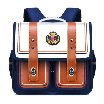 Sac à dos orthopédique de Satchel d'enfant d'école de FCS de Softback de sac d'école d'OEM