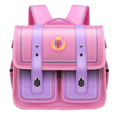Sac à dos orthopédique de Satchel d'enfant d'école de FCS de Softback de sac d'école d'OEM