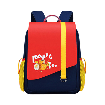 Cartable imperméable de grande capacité d'école d'enfant en bas âge respirable en cuir de sac à dos