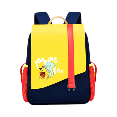 Cartable imperméable de grande capacité d'école d'enfant en bas âge respirable en cuir de sac à dos