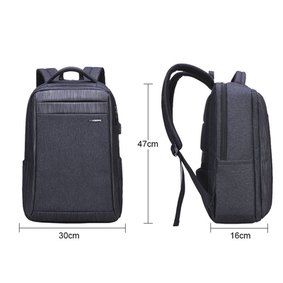 L'université des hommes d'ordinateur portable balade vol Daypacks d'USB de 15,6 pouces l'anti