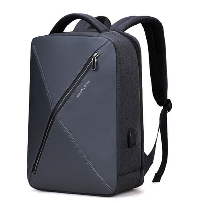 Vol de sac à dos d'ordinateur portable d'ODM USB l'anti des hommes de 15,6 pouces voyagent sac à dos à école de loisirs