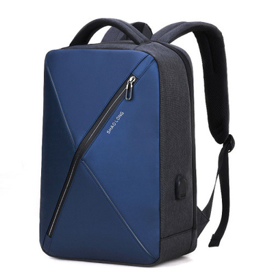 Vol de sac à dos d'ordinateur portable d'ODM USB l'anti des hommes de 15,6 pouces voyagent sac à dos à école de loisirs