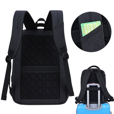 Vol de sac à dos d'ordinateur portable d'ODM USB l'anti des hommes de 15,6 pouces voyagent sac à dos à école de loisirs