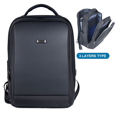 sac à dos imperméable extérieur à ordinateur portable d'hommes d'USB de sac à dos d'ordinateur portable des affaires 18inch