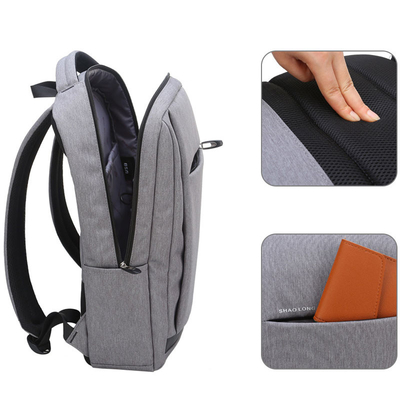 Sac 15,6 imperméable occasionnel imperméable d'Oxford de sac à dos d'USB d'ordinateur portable