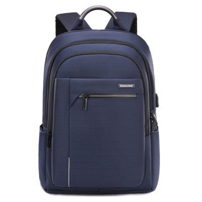 Sac à dos causal USB d'ordinateur portable d'affaires chargeant le sac imperméable de voyage d'Oxford