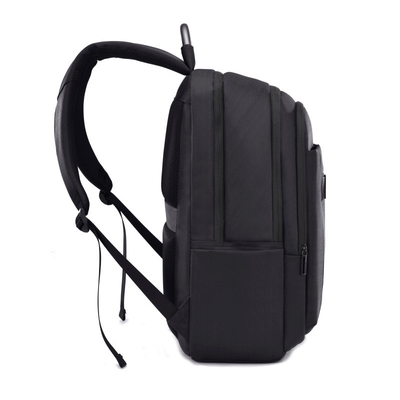 Sac à dos causal USB d'ordinateur portable d'affaires chargeant le sac imperméable de voyage d'Oxford