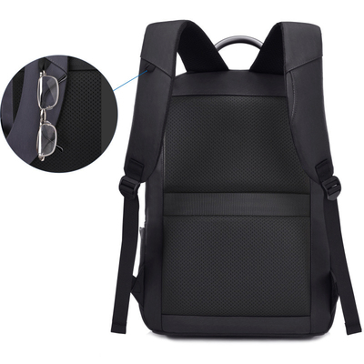 Sac à dos causal USB d'ordinateur portable d'affaires chargeant le sac imperméable de voyage d'Oxford