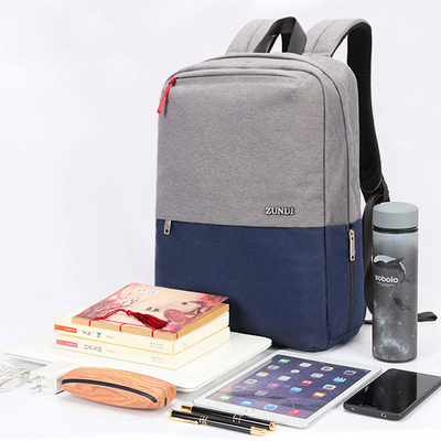 Sac à dos imperméable de remplissage à ordinateur portable de 15,6 pouces de sac à dos d'anti vol d'USB
