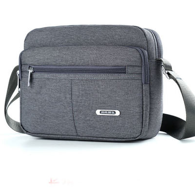Messager occasionnel Bag Solid Buckle MultiPocket d'épaule de toile